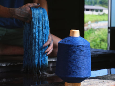indigo yarn