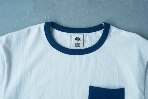 OKAYAMA DENIMとの共作。藍が繋いだリンガーTシャツ